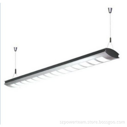 T8 one tube grid fluorescent lighting fixture
